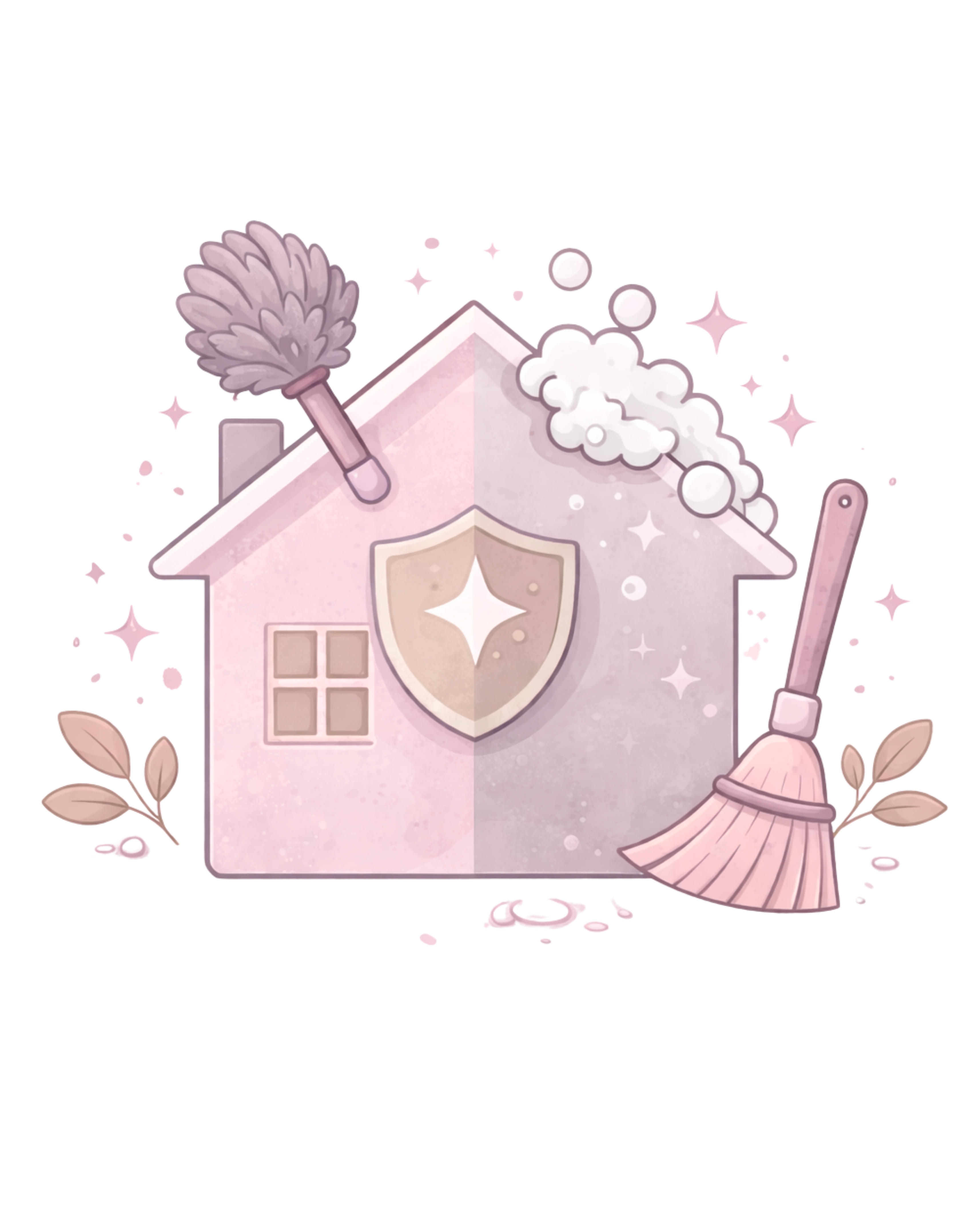 Regular cleaning service icon